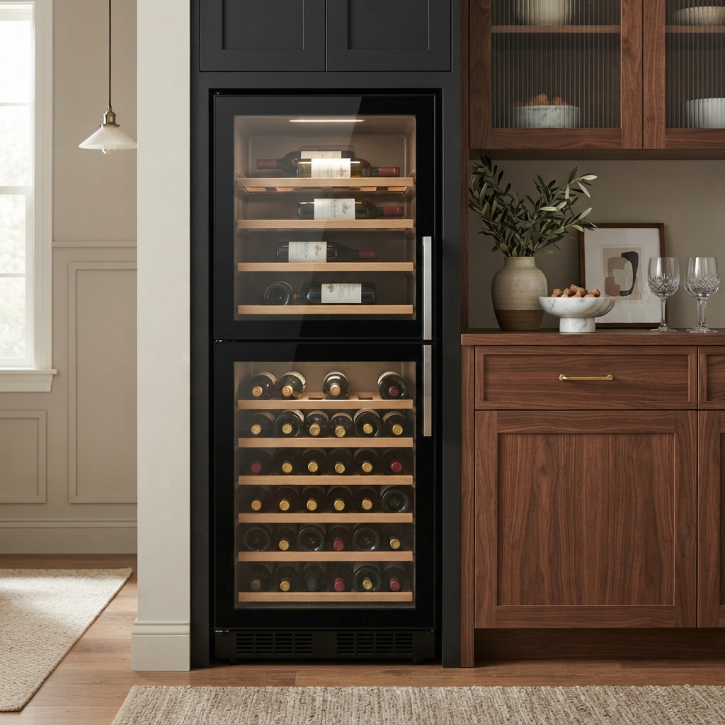 Wine fridge product photograph